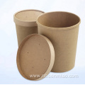 For Wholesales Round soup food kraft paper boxes